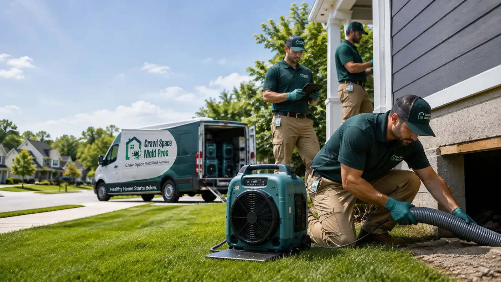 Crawl Space Mold Removal in Hamel, IL